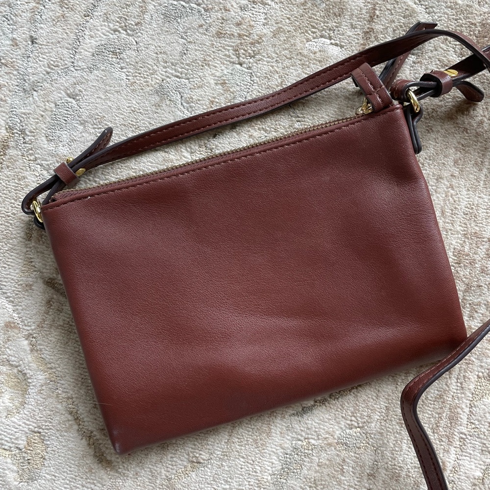 Crossbody Bag with Double Zipper